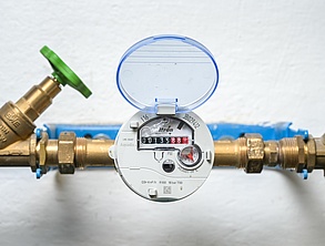Wasserzähler Detailaufnahme